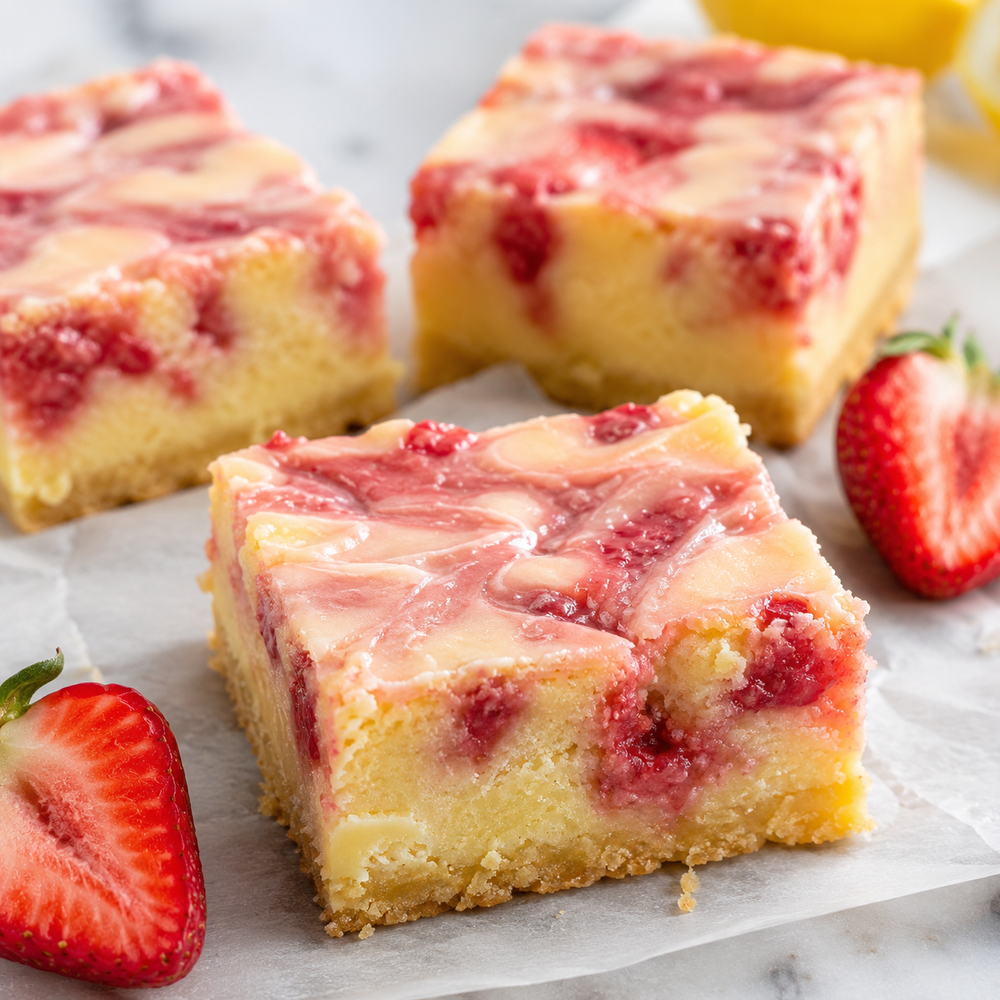 Strawberry Lemon Bar